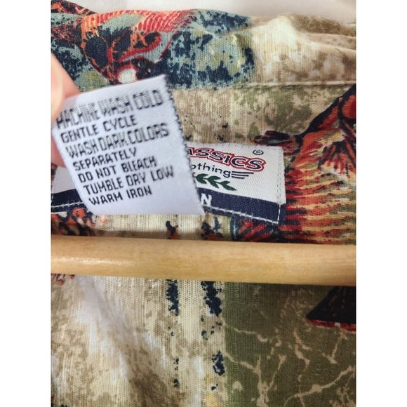 Boca Classics Hawaiian Shirt Mens 3XL Fish Print- Cotton And Rayon - Picture 4 of 6